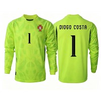 Stroje piłkarskie Portugalia Diogo Costa #1 Bramkarskie Koszulka Podstawowej MŚ 2026 Długi Rękaw